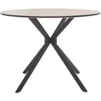 Rixley Dining Table - DTB5803 - Natural/Black - Safavieh